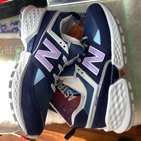 🆕 - New Balance 574 Sport - Navy Pigment - Men 12 - Picture 6 of 8